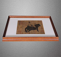 稻城书画装裱配框服务案例